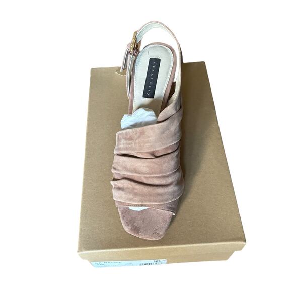 Sanctuary Regal Slouchy Asymmetric Sandal Desert Taupe Size 9M NEW IN BOX - Picture 1 of 8